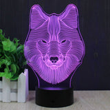 Illusion-Lampe des Wolf-3D Effektes