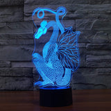 FZAI ZJB-Visual light19 3d lamps dragon dinosaur lamp